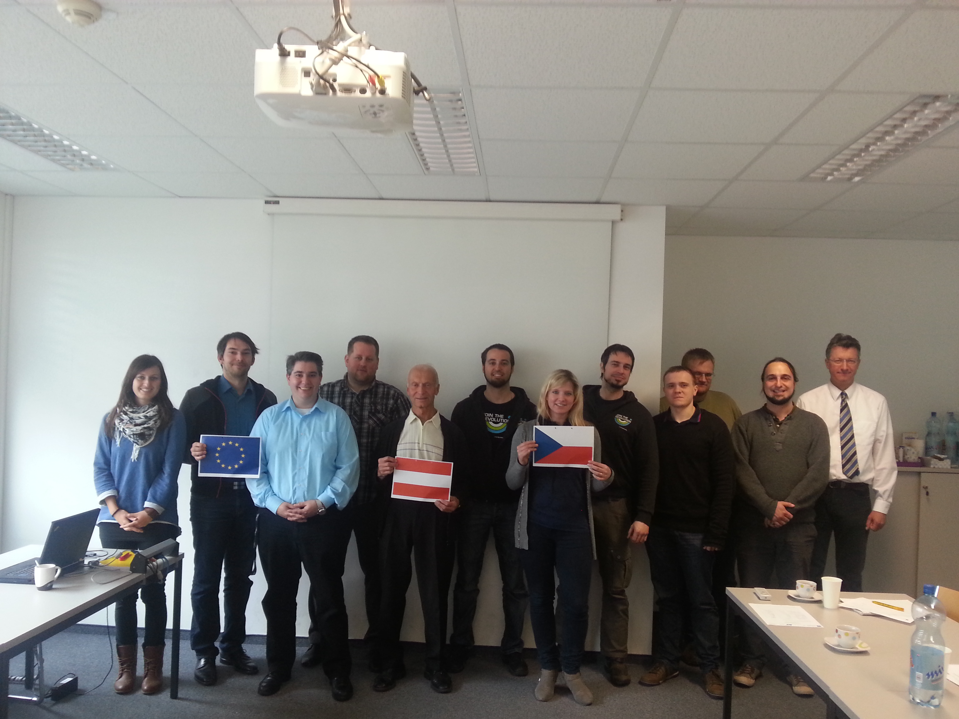 From left to right:<br> V. David, M. Frohner, M. Forjan, J. Sekora, F. Zezulka, M. Ongaro, L. Unterlerchner, S. Peschke, R. Sturma, A. Drauschke, A. Eschli, S. Sauermann; not shown: S. Babu