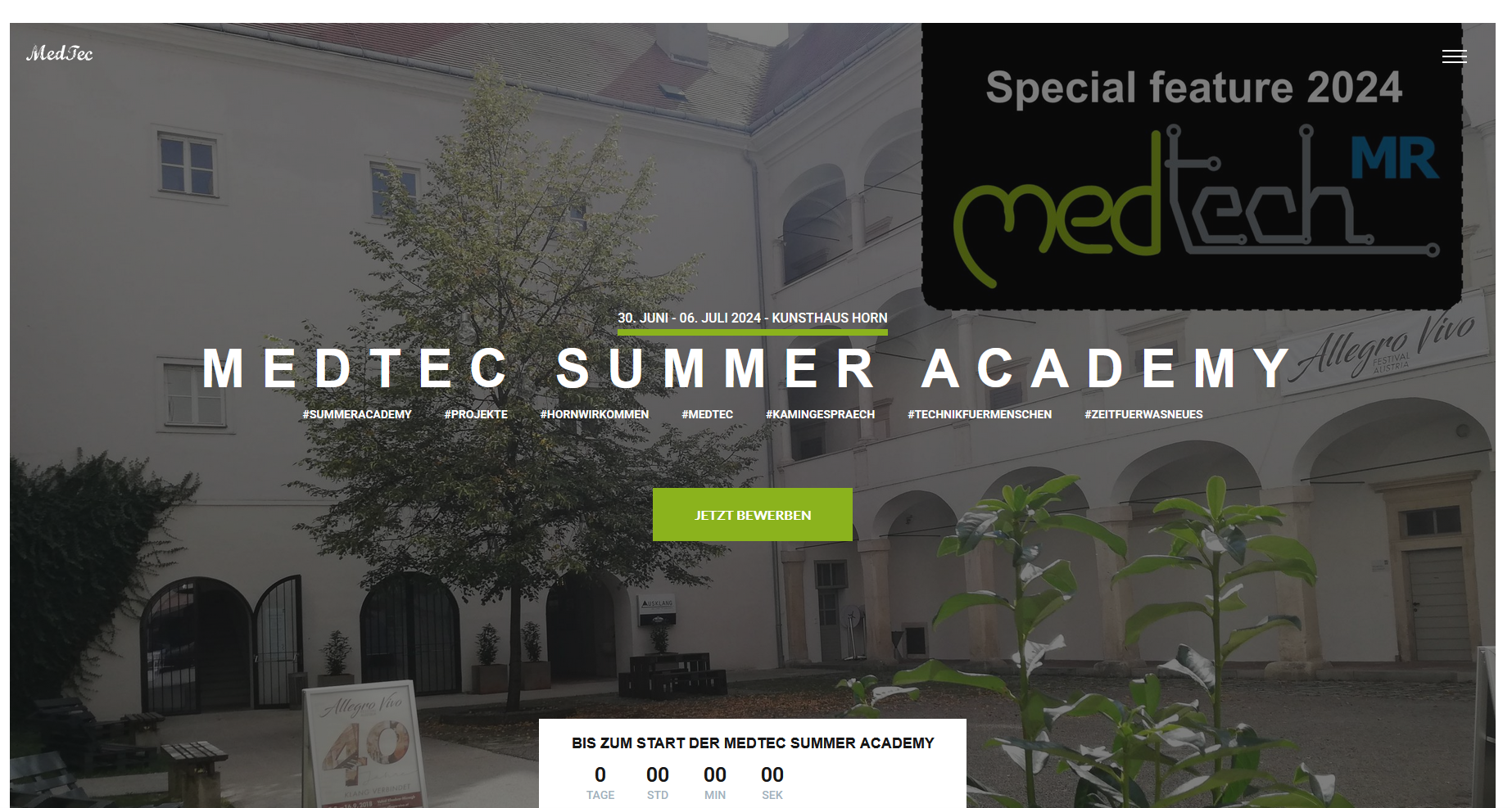 Summer School MedTecAcademy meets MedTech mR