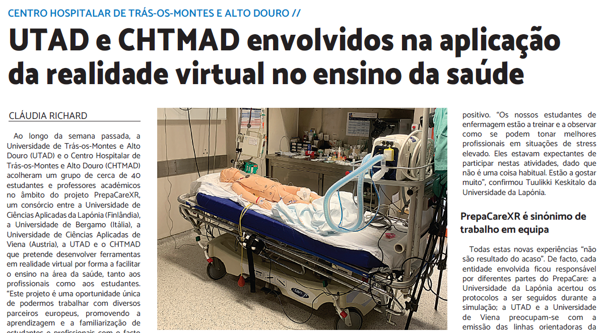 Newsletter UTAD CHTMAD 09 22