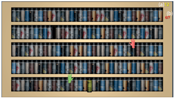 REHABitation - Rehabilitatives Spiel (Bücherschlichten) für das Trainieren der oberen Extremitäten zum Beispiel nach einem Schlaganfall